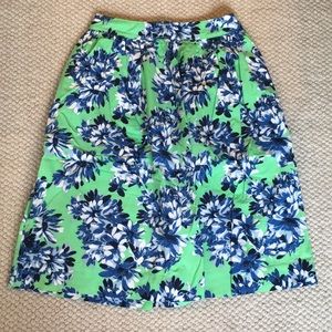 J. Crew Floral Skirt 00